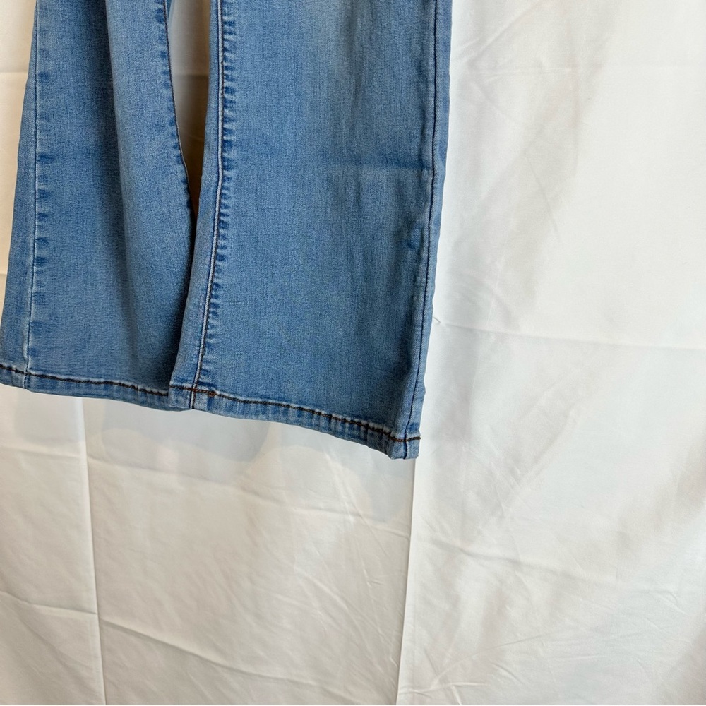 Monkey Ridge Jeans Original Vintage Bell Bottom White Wash Y2K Size 3/26 - Picture 6 of 16